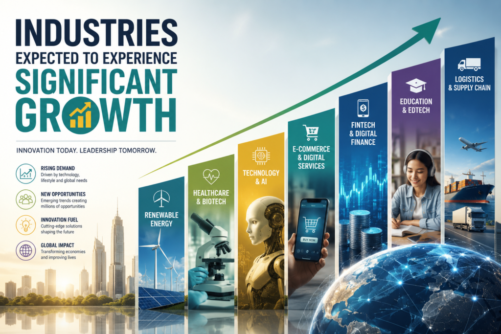 Industries Expected to Experience Significant Growth
